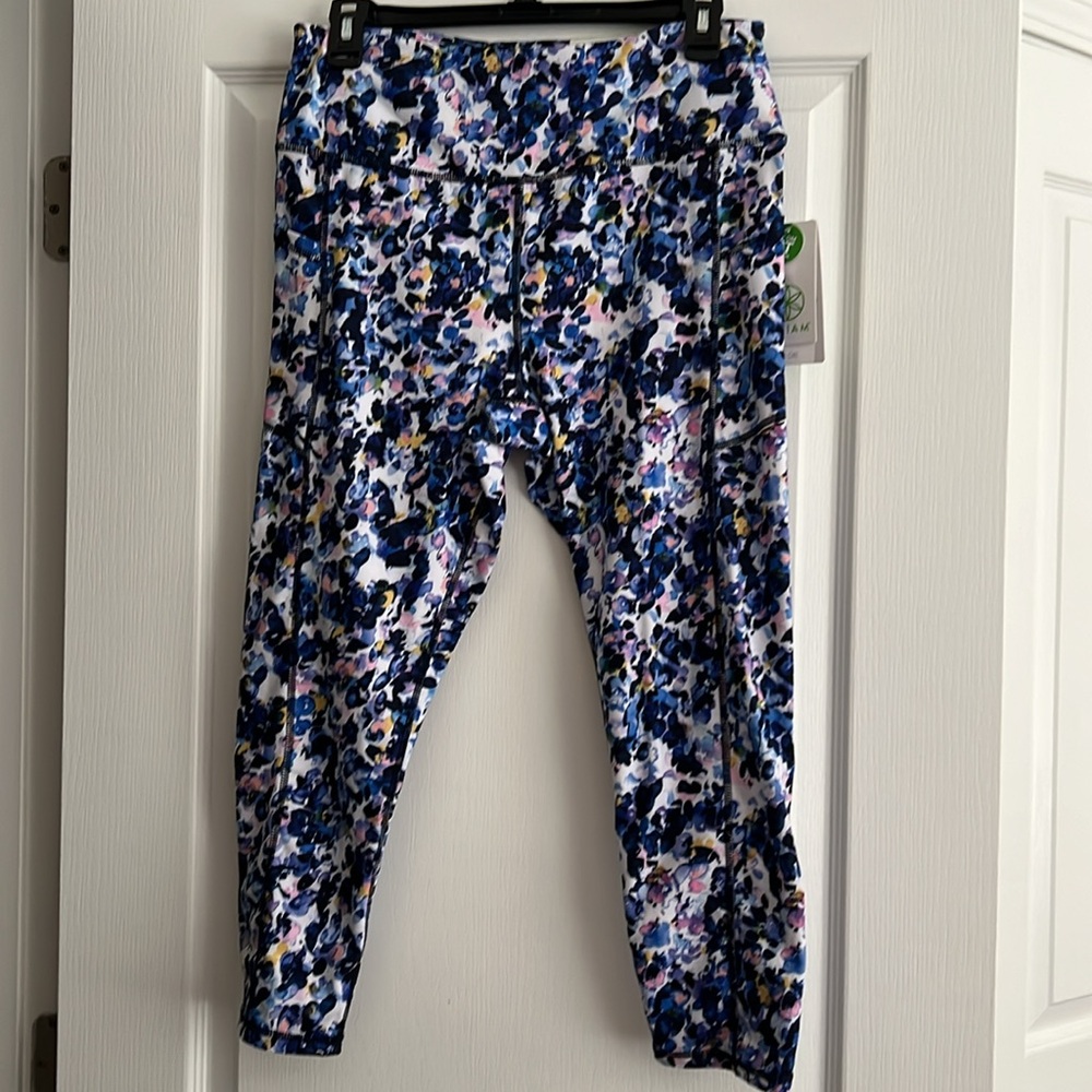 Gaiam Floral Print Leggings L